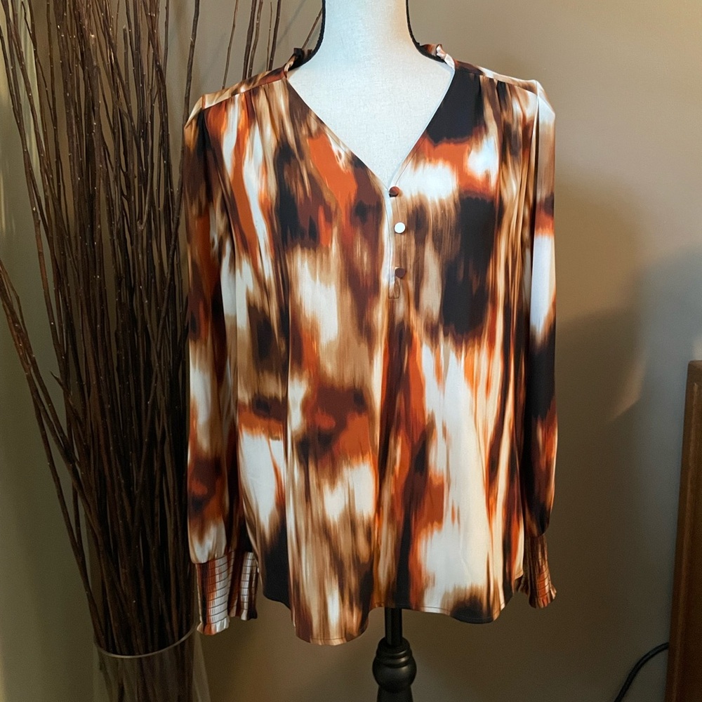 Women's Abstract Print Blouse